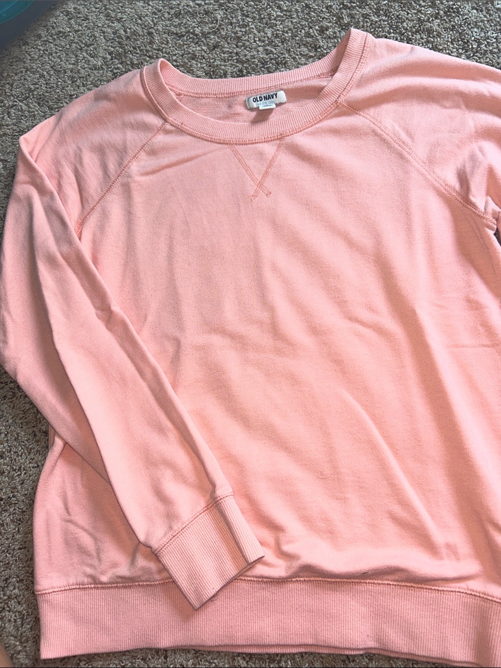 Old Navy Light Pink Crewneck Sweatshirt
